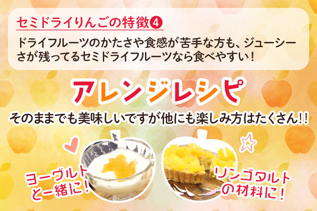 セミドライりんご「太陽のフジミツ」100g×3袋
