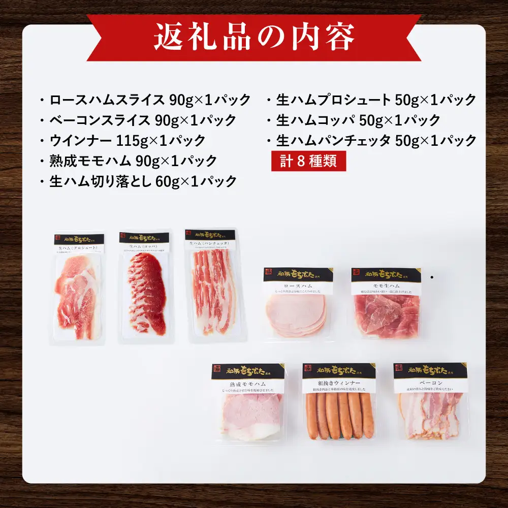 和豚もちぶた使用ハム・ソーセージ詰め合わせ ｜ ソーセージ 惣菜
