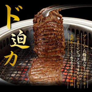 肉厚牛たん500gと牛ハラミステーキ600g（K6-032）KYフーズ 岩手県 北上市 E0281 （KYフーズ） 最高級 ボリューム満点 牛肉 牛タン 牛たん 牛ハラミ 牛はらみ 