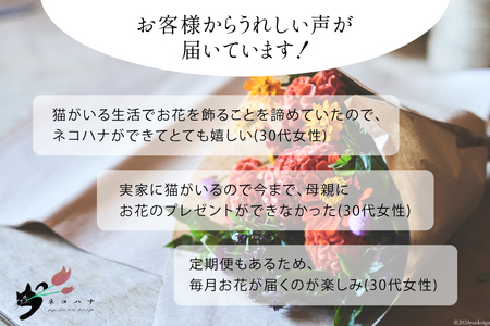 花束 ネコハナ 電子ギフトコード 3,000円分 [ネコハナ 埼玉県 小川町 260]