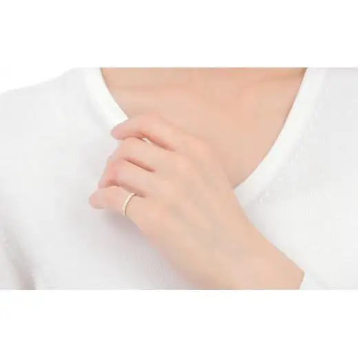 ピンキー　エタニティリング　0.18CT　Ｒ3996DI-Y　イエローゴールド【サイズ：1号～9号（0.5号刻み対応可）】