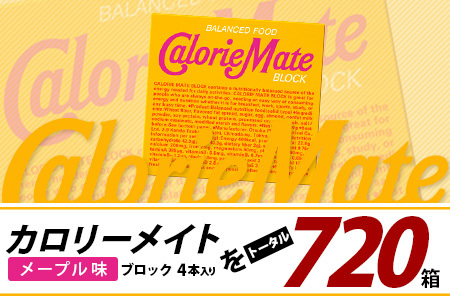 【12回定期便】≪メープル味≫ カロリーメイトブロック 4本入り 計60箱 ×12回 合計720箱【定期便 徳島 那賀 大塚製薬 カロリーメイト メープル ビタミン ミネラル たんぱく質 脂質 糖質 5大栄養素 バランス栄養食 栄養補給 仕事 勉強 スポーツ 防災 災害 地震 非常食 常備食 備蓄 受験 受験応援 新生活】MS-3-12-maple