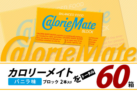 【3回定期便】≪バニラ味≫ カロリーメイトブロック 2本入り 計20箱 ×3回 合計60箱【定期便 徳島 那賀 大塚製薬 カロリーメイト バニラ ビタミン ミネラル たんぱく質 脂質 糖質 5大栄養素 バランス栄養食 栄養補給 仕事 勉強 スポーツ 防災 災害 地震 非常食 常備食 備蓄 受験 受験応援 新生活】MS-5-3-vanilla