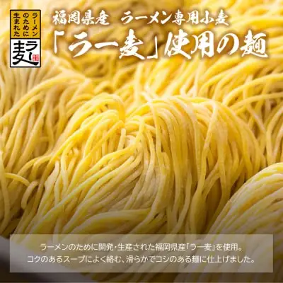 Z16-17 寄附額改定↓↓ 福岡県産ラー麦 博多生ラーメンとんこつ味 ラーメン