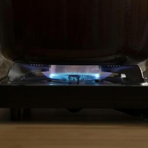 カセットコンロ スリム アイリスオーヤマ 安全装置付き キャンプ 調理 アウトドア スタイリッシュ スリム IGC-E1-H チャコール