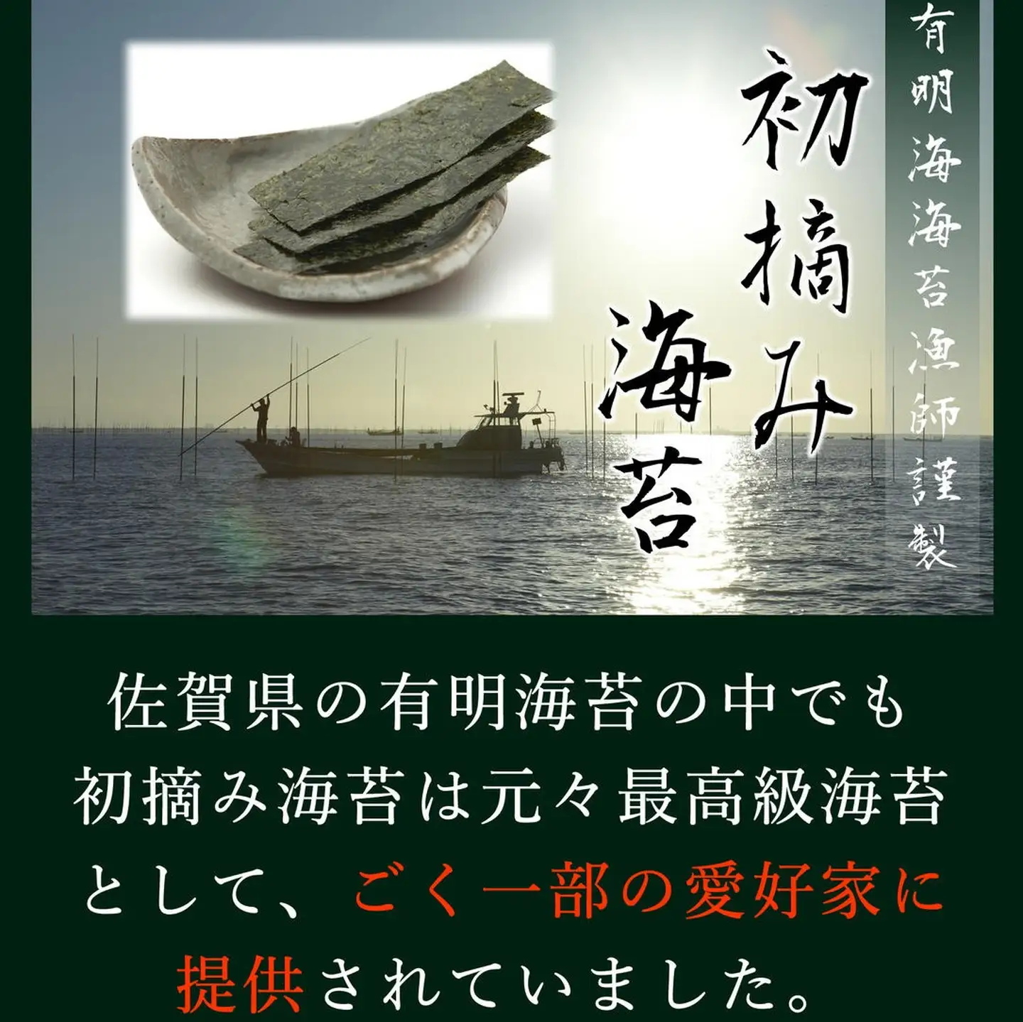 初摘み佐賀のり 贅沢プレミアム焼のり『大パック』2袋セットJ：B175-013