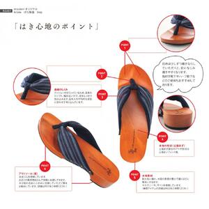 下駄　hitete 6.5cm KC-26 畳縁・ターコイズ/ワイン SSサイズ