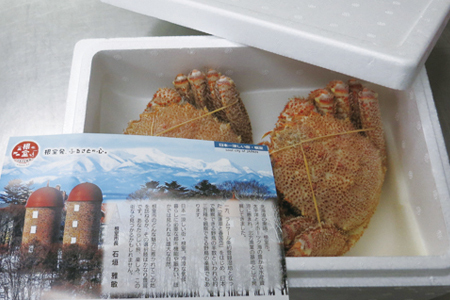 毛がに500～600g×2尾 C-32032