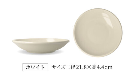 【美濃焼】[軽量食器] YOUHEN ボウル ＆ 22cm ディーププレート×4 8点セット (ホワイト/ネイビー)  多治見市 / 井澤コーポレーション 食器 プレート 皿[TBP230]