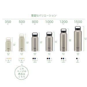 【スクリューハンドル付きマグボトル】500ml 保温保冷くすみピンク スケーター株式会社 8-013