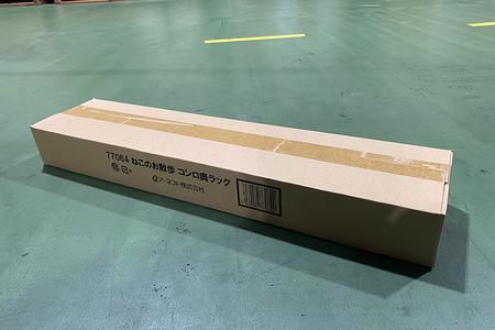 ねこのお散歩 コンロ奥ラック（小）《幅66×奥行14×高さ6.5（cm）》