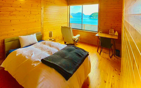 絶景！ プライベート宿 ゆづり葉 1泊2日 宿泊チケット [WCU001] 長崎 観光 宿泊 ホテル 貸切 一棟貸切 対馬