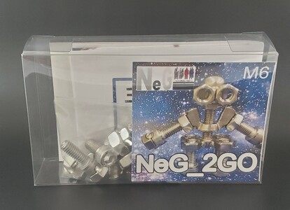 ブロックみたいなねじ玩具 M6ネジー2号 ／ 大河内 ロボット 知育 おもちゃ 工具不要 ステンレス ネジ ボルト ナット 玩具 三重県 度会町
