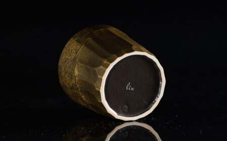 【泡が描く奇跡の模様】有田焼 麟 Lin Awa Old ロックカップ Gold 1個 化粧箱入り【金照堂】ウイスキーグラス ロックグラス 焼酎グラス 高級食器 有田焼 ギフト プレゼント 35000円 3.5万円 A35-577