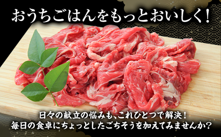 味彩牛 切り落とし 1kg（500g×2パック） のぐち産業株式会社《90日以内に出荷予定(土日祝除く)》熊本県 菊池市 牛肉 スライス お肉 精肉 熊本県産 九州産 国産 冷凍 送料無料