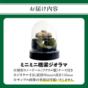 Nゲージ鉄道模型ディスプレイジオラマ 【ミニミニ橋梁】 R08019