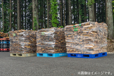 秋田市産 訳あり 薪 （広葉樹） 1パレット