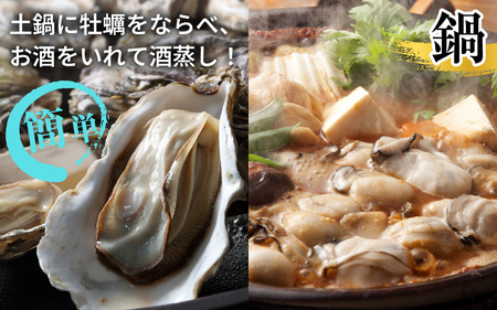 【定期便】【年2回】若狭の天然岩牡蠣（生食用）と若狭小浜ブランド 若狭かき（加熱用）2kg×2回 計4kg [BFAO014] 【配送不可地域：北海道・沖縄・離島】 