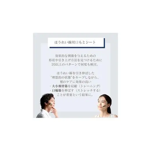 【専用交換シートのみ】 口元ストレッチフィットシート 3セット  ( デザインリフトモアをお持ちの方専用 )