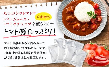とまとたっぷり カレー（160g×7袋）| 訳あり レトルト トマト カレー  ふるさと清見21 DC021