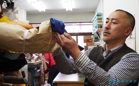 【池之端銀革店】Cramp ブライドルレザー ロングウォレット 藤巻百貨店別注（ロイヤルブルー）_0143-004-T05