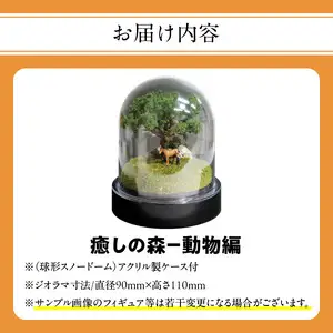 ディスプレイジオラマ 【癒しの森－動物編】 R08026