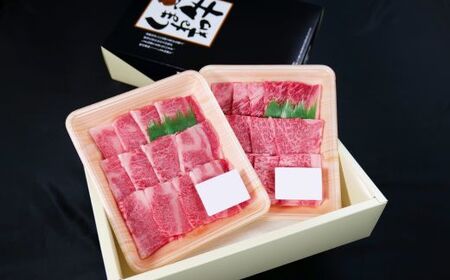 しまね和牛 焼肉用2種セット（肩ロース、カルビ）560g 【黒毛和牛 おすすめ 冷凍 和牛オリンピック 肉質NO.1 牛肉 和牛 国産 セット 焼肉 ロース 霜降り ジューシー スライス 食べ比べ ギフト 贈り物 島根県 安来市】【30-DC-58】