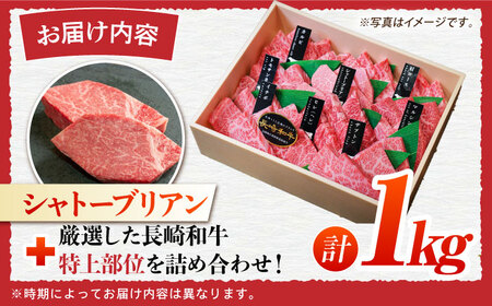 7日発送)長崎和牛特上焼肉1kg[ECS013] 焼肉セット 焼肉用