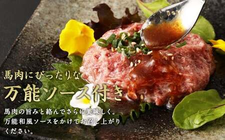 馬刺し 桜うまトロ （ネギトロ）  合計約720g 馬肉 馬刺 熊本馬刺し ネギトロ たれ付き お取り寄せ
