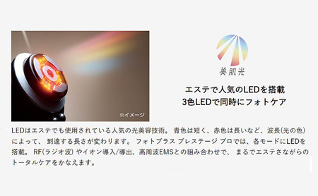 美顔器 RF美顔器 フォトプラス プレステージ プロ 美容家電 美容 家電 スキンケア