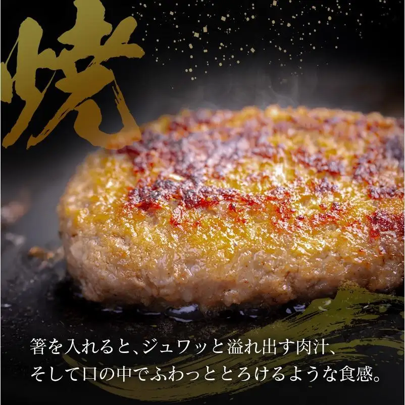 「訳あり」黒毛和牛専門店の国産黒毛和牛100％の贅沢ハンバーグ 5個