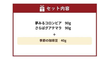小樽珈琲香房　中深煎3種セット（2種+季節の珈琲豆）
