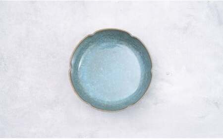 有田焼 貫入輪花深皿（14.5cm）2個セット【梶原大敬 茂正工房】食器 うつわ 器 青磁 多様鉢 作家 35000円 3.5万円 A35-495