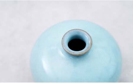 有田焼 月白一輪挿し 花器 フラワーベース【梶原大敬 茂正工房 】食器 うつわ 器 青磁 作家 A24-151