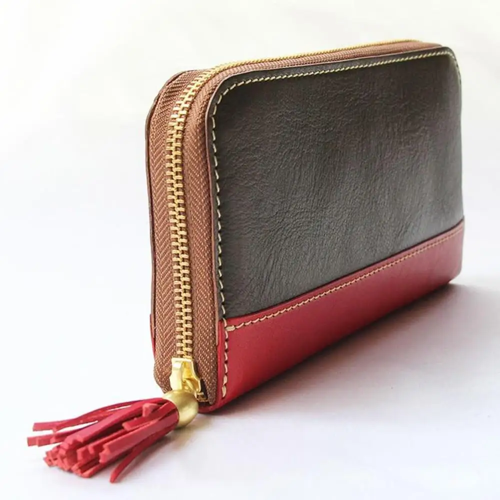 ＜カラー選択可能＞長財布【福岡市内製造】 チョコ