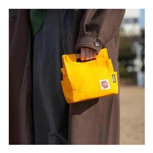 桜岡持ちミニバッグ(SB付) カラー：ダークネイビー【バッグ 鞄 カーゴ バッグ ミニ 帆布 かばん 天然 桜 キャンバス 生地 軽量 国産 香川 さぬき】