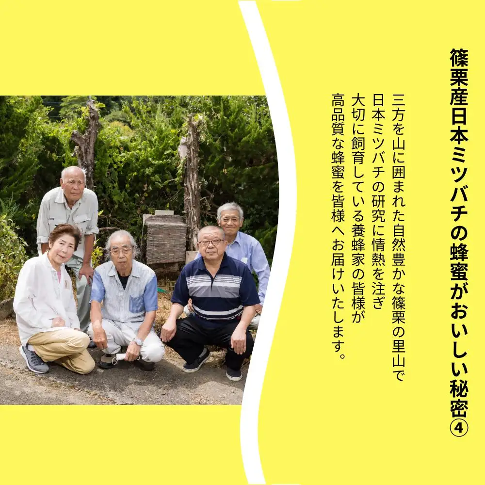 日本蜜蜂「ささぐり里山のはちみつ」（百花蜜）1000g AA002 