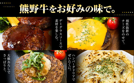 ハンバーグ 熊野牛 生ハンバーグ 8個入り