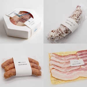 【おいしい食卓セット】白カビドライソーセージ＆シャルキュトリー＆スイーツ 計5品セット 潮トマト おつまみ 盛り合わせ お取り寄せ ギフト デザート 北海道 せたな町 ふるさと納税