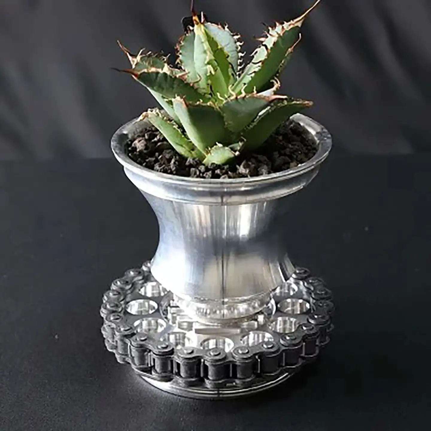 植木鉢アルミ金属製 ポット（植木鉢）LN3-M RUSTPLAN ラストプラン
