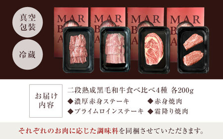 熟成黒毛和牛食べ比べセット [AOAS003]ステーキ