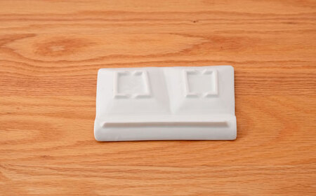 【波佐見焼】フローレット ペア仕切りプレート(小) 青・赤【団陶器】[PB160]