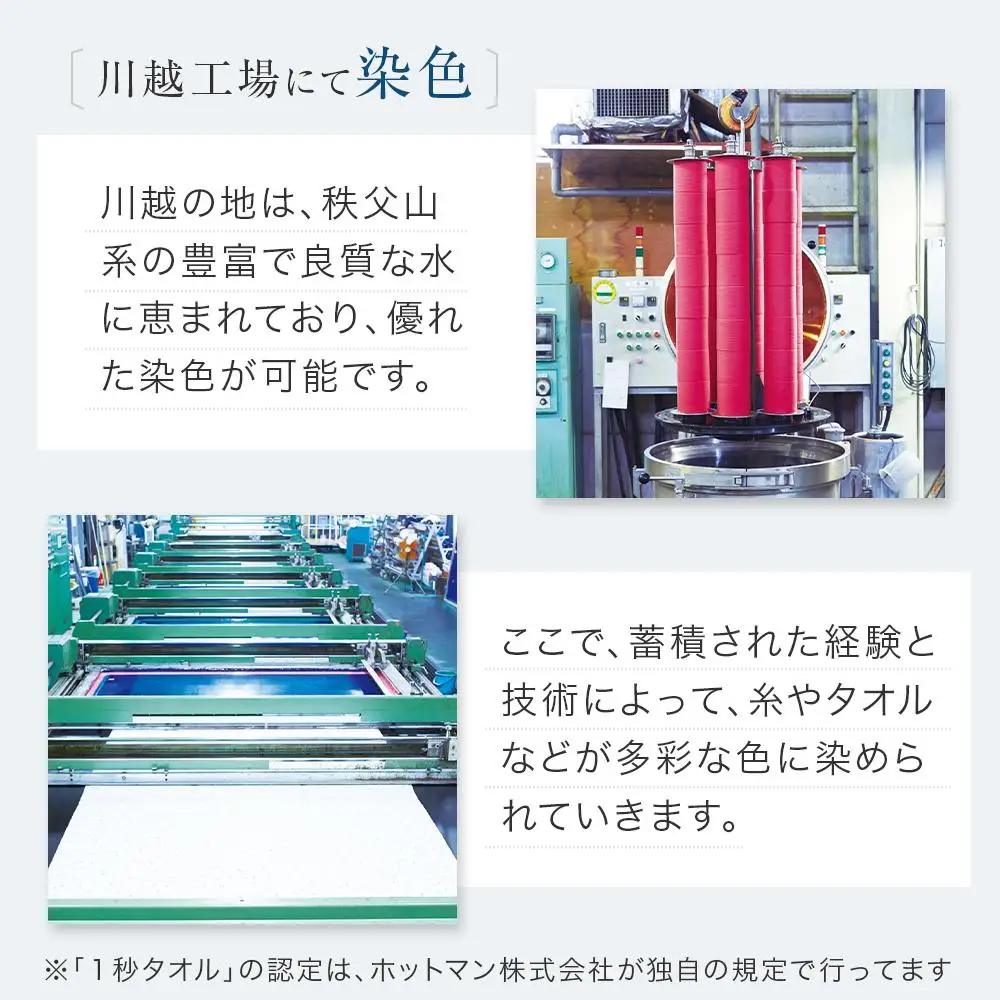 【1秒タオル】ホットマンカラー12　バスタオル　 2枚セット