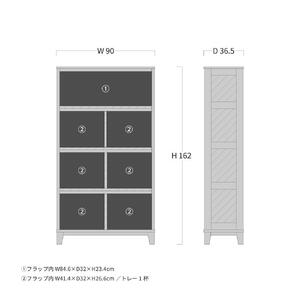 旭川家具 山室家具製作所 ココ キャビネット4段 ウォールナット 【 国産 無垢 インテリア 木製 ナチュラル キャビネット 食器棚 キッチンボード 収納 キッチン 北海道 】_04584