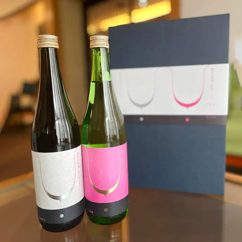 湯田川温泉オリジナル日本酒2本セット　純米大吟醸「女神のしずく42」　生酛純米「乳いちょう」 各720ml×1本　合同会社つかさや旅館
