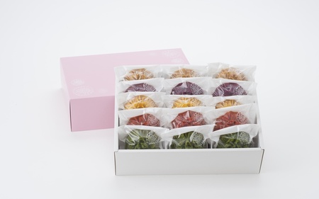 花咲かりん詰め合わせ箱 5種15個入り【kkmn0006】