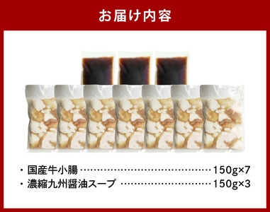 国産牛もつ1kgオーバー！九州醤油もつ鍋 10人前 _KBC0706