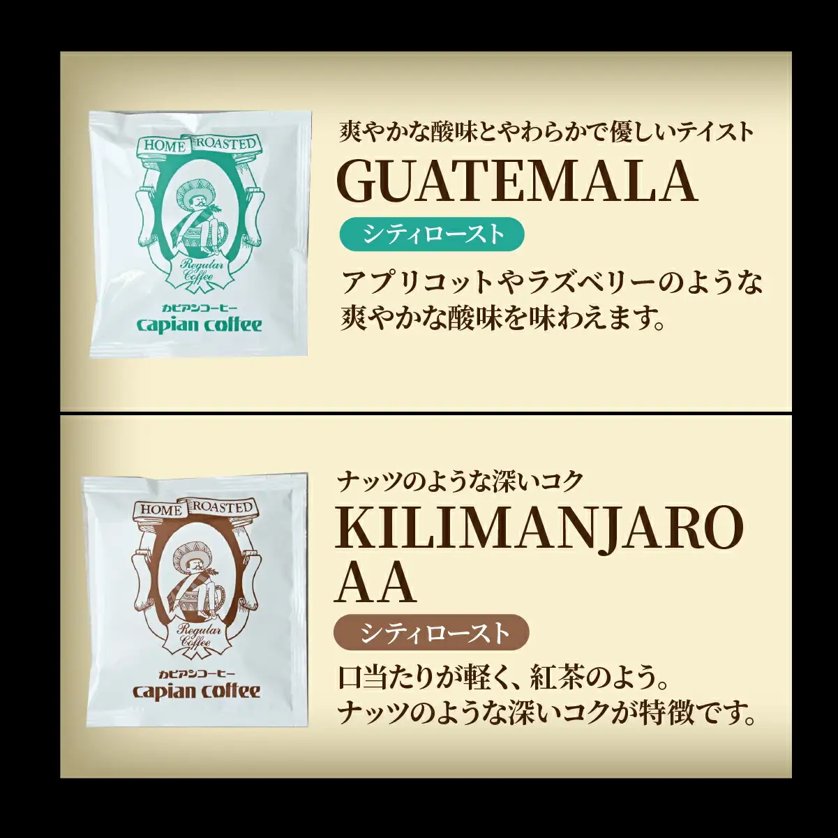 カピアンコーヒー　スタンダードギフト　カップオンコーヒー計20袋(各4種×5袋)_飲料・ドリンク ドリップ コーヒー・コーヒー豆 珈琲_【1564235】