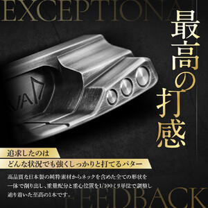 LEGITMAN 362 CS_T SUS303×A5052のコンポジットマレットタイプ 34インチ センターシャフト仕様 ゴルフ