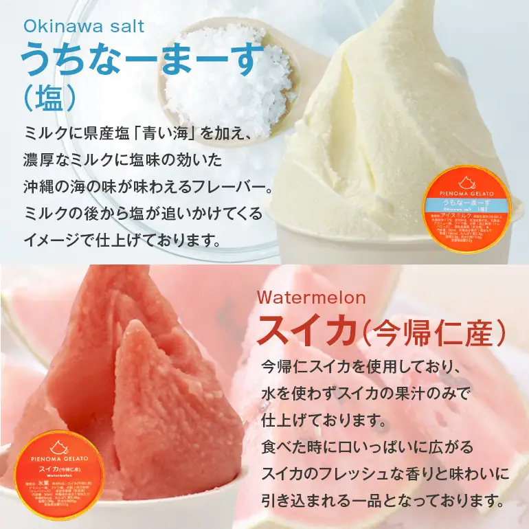 職人が作る本格ジェラート8個セット 181-2